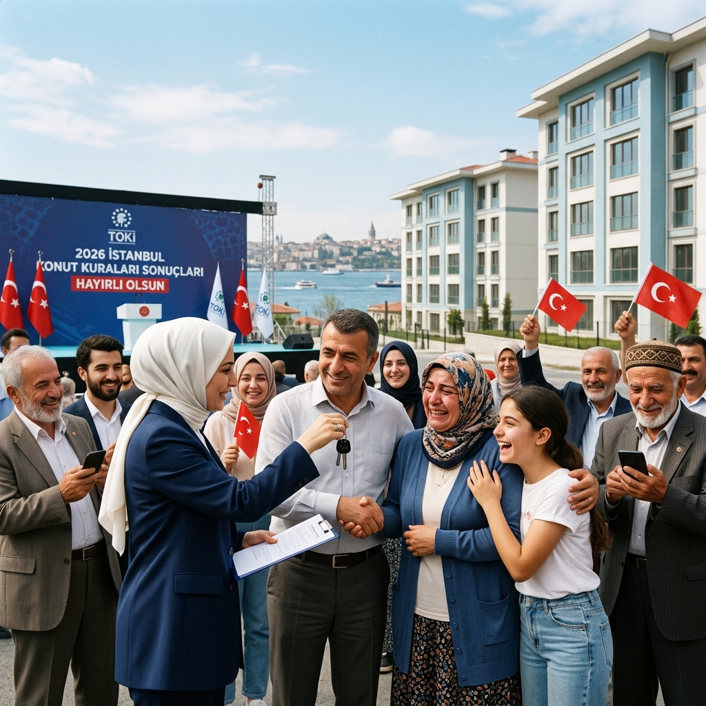 TOKİ İstanbul kura çekimi 2026 - sosyal konut projesi